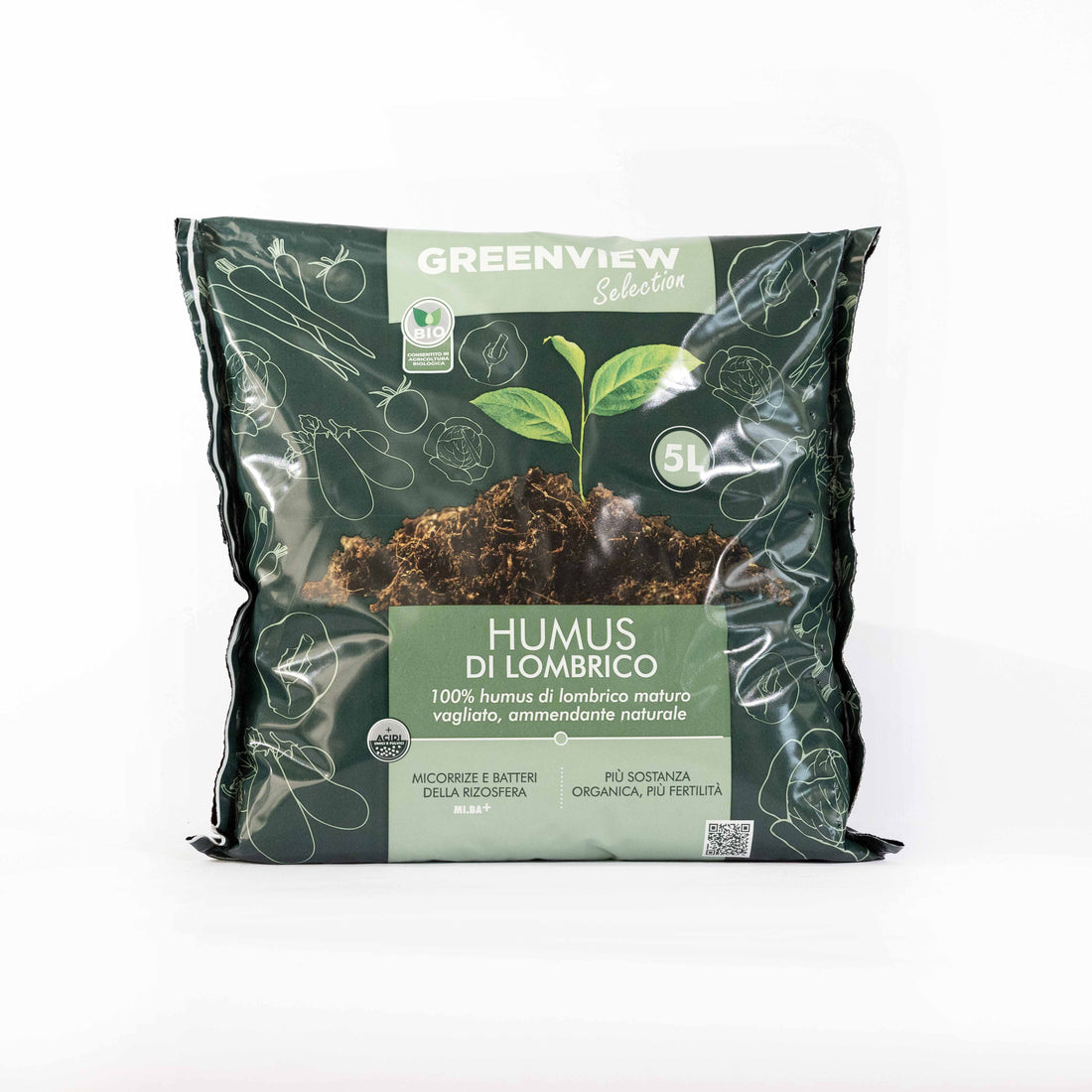 HUMUS DI LOMBRICO  5L - GREENVIEW SELECTION