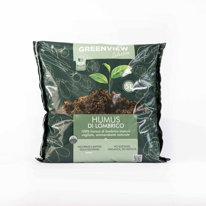 HUMUS DI LOMBRICO  5L - GREENVIEW SELECTION